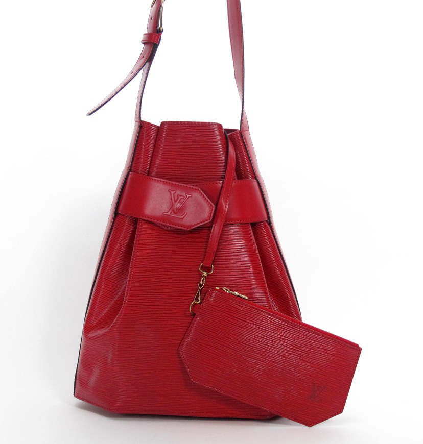 Louis Vuitton Red Epi Sac D&#39;epaule Bag - My Fashion Wants