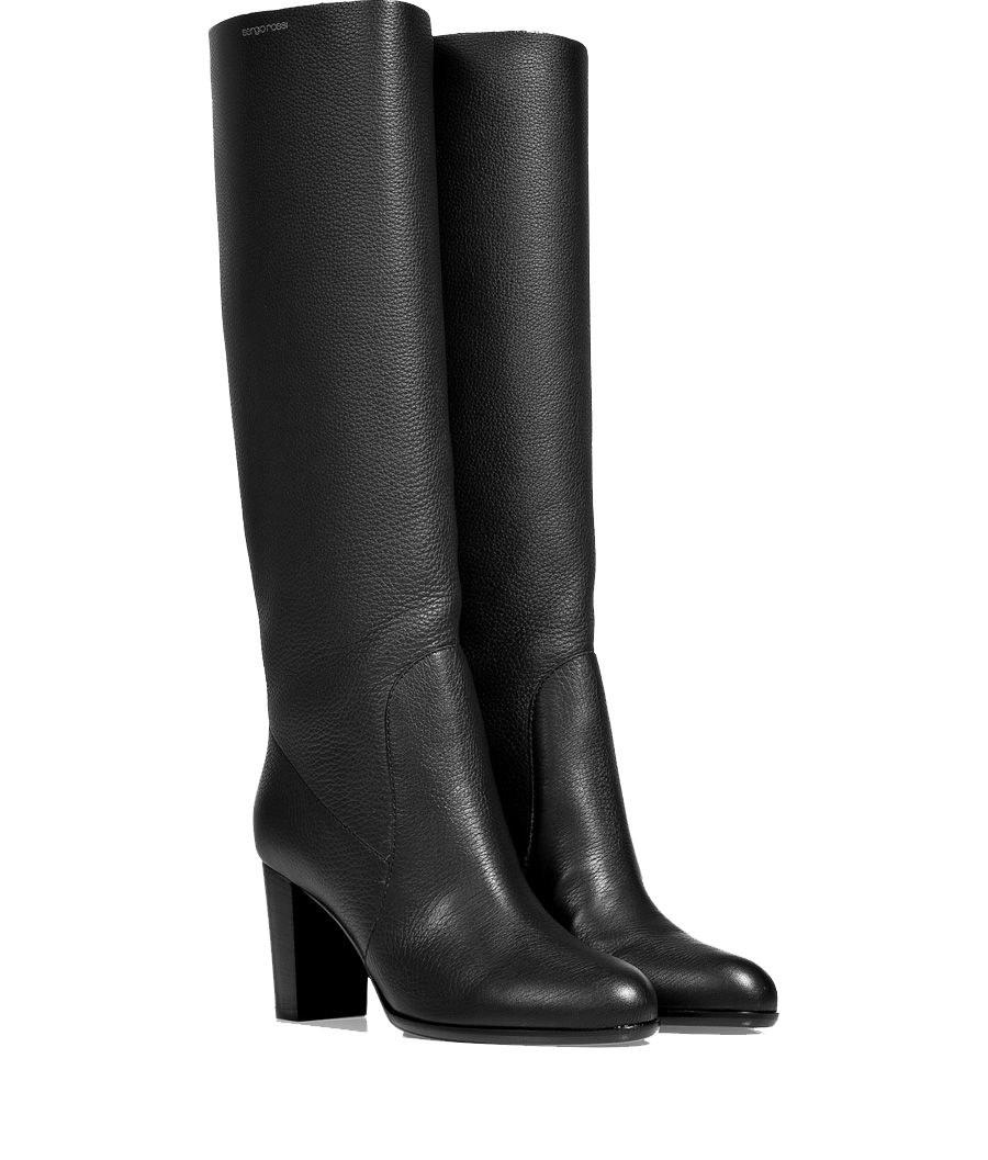 Booting Website: Sergio Rossi Black Boots